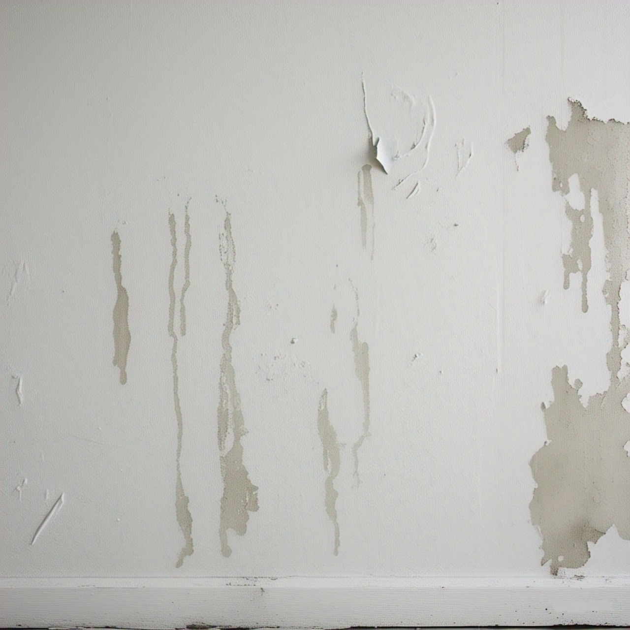 water damage wall